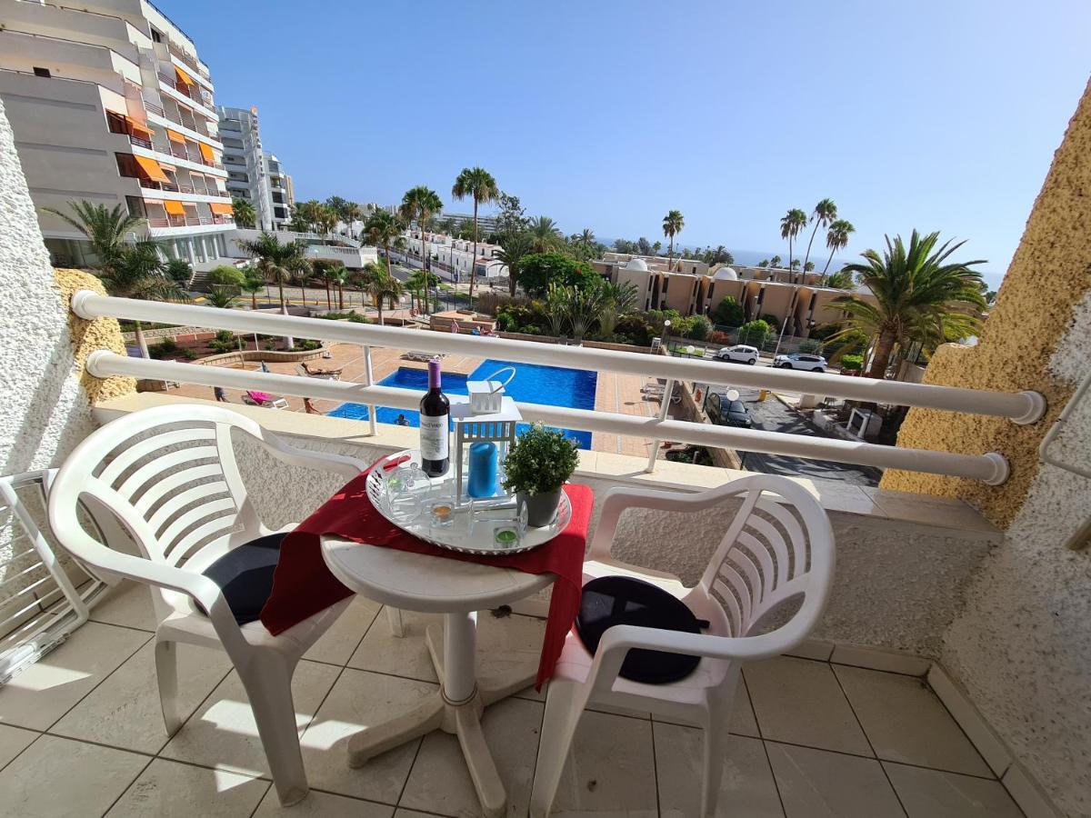 Borinquen Only 280 Meters To The Beach, Balcony With Sea View, Heated Pool, Wifi Playa de las Americas  Luaran gambar