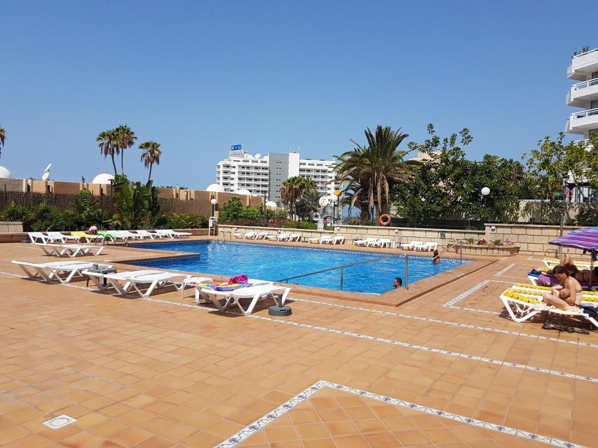 Borinquen Only 280 Meters To The Beach, Balcony With Sea View, Heated Pool, Wifi Playa de las Americas  Luaran gambar