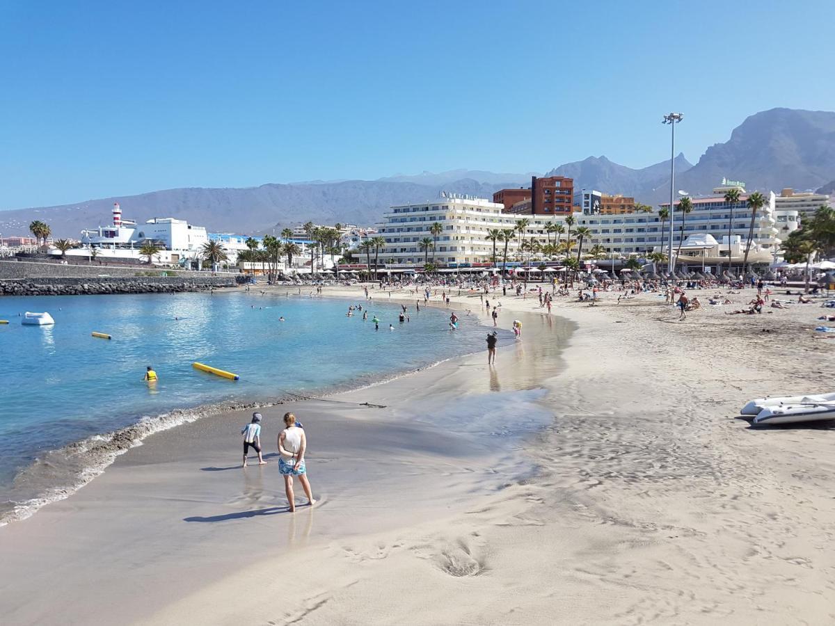 Borinquen Only 280 Meters To The Beach, Balcony With Sea View, Heated Pool, Wifi Playa de las Americas  Luaran gambar