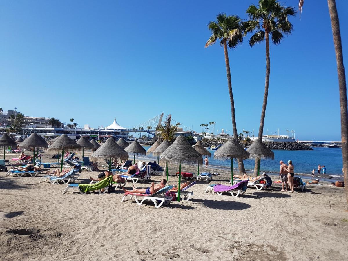 Borinquen Only 280 Meters To The Beach, Balcony With Sea View, Heated Pool, Wifi Playa de las Americas  Luaran gambar