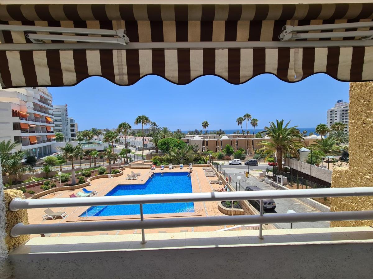 Borinquen Only 280 Meters To The Beach, Balcony With Sea View, Heated Pool, Wifi Playa de las Americas  Luaran gambar